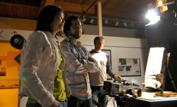 Maria Awes, producer; Andy Awes and Hakala